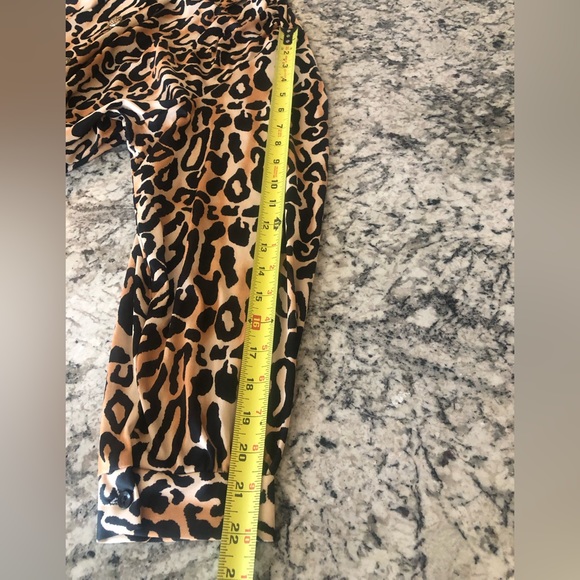 Joanna Long Sleeve Leopard Print Button Front Blouse Women’s Plus Size 3X NWOT - Picture 7 of 12